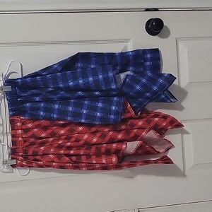 Lowest Price!!!Split Color Plaid Skirt